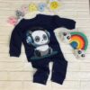 Baby Long Sleeve Jumpsuit Musical Panda Romper