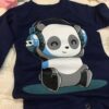 Baby Long Sleeve Jumpsuit Musical Panda Romper