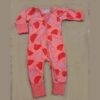 Baby Long Sleeve Jumpsuit Watermelon Pattern