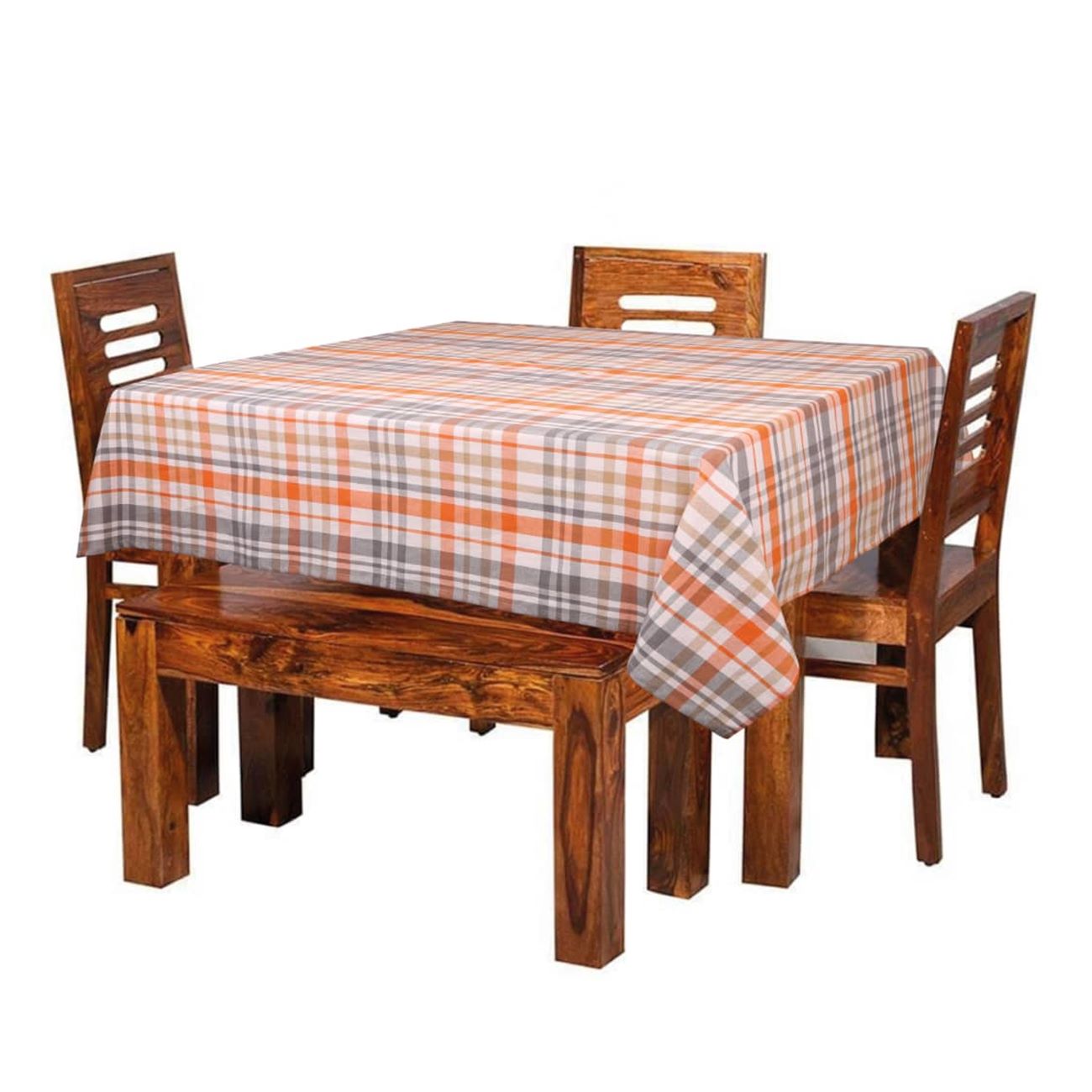 Bargh Lame Brand Cotton Tablecloth – Classic Checkered Pattern