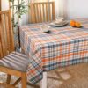 Bargh Lame Brand Cotton Tablecloth - Classic Checkered Pattern