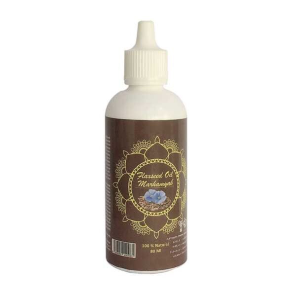 Beard, and Mustache Strengthening flaxseed Oil Brand Merham Yab 80 ML
