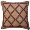 Ethnic Bohemian Hemp Needlepoint Cushion Cover Set (Set of 2)