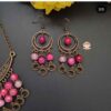 Bronze Drop Jewelry Set with Unique Design