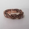 Copper Ring with a Narrow Braided Design