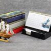 Desk Calendar for the Year 1404 with Stand & Note Papers