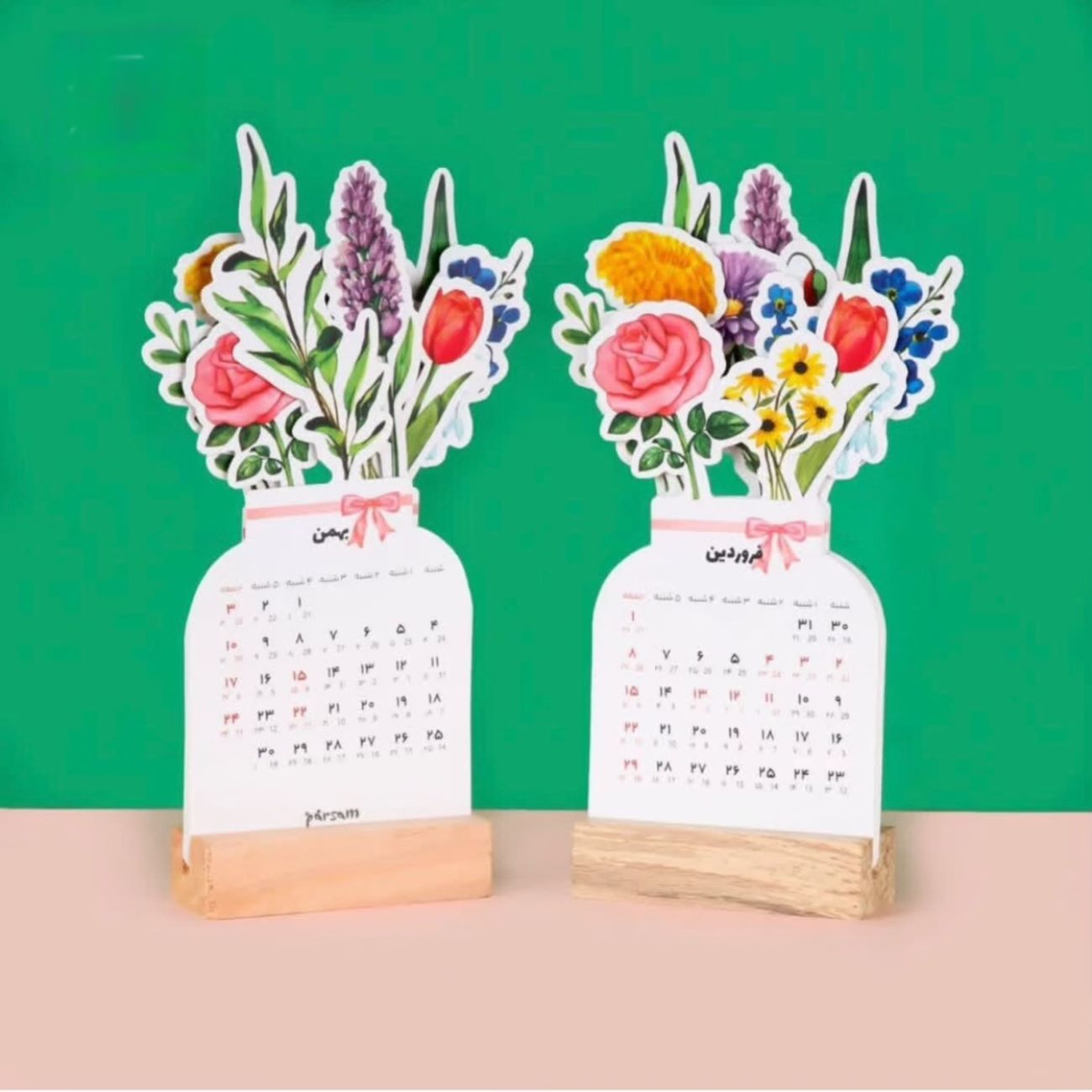 Desk calendar for The Year 1404, 3D Vase Design Model