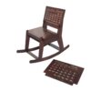 Desk Calendar for The Year 1404, Rocking Chair Wood Model