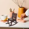 Desk Calendar for The Year 1404, Rocking Chair Wood Model