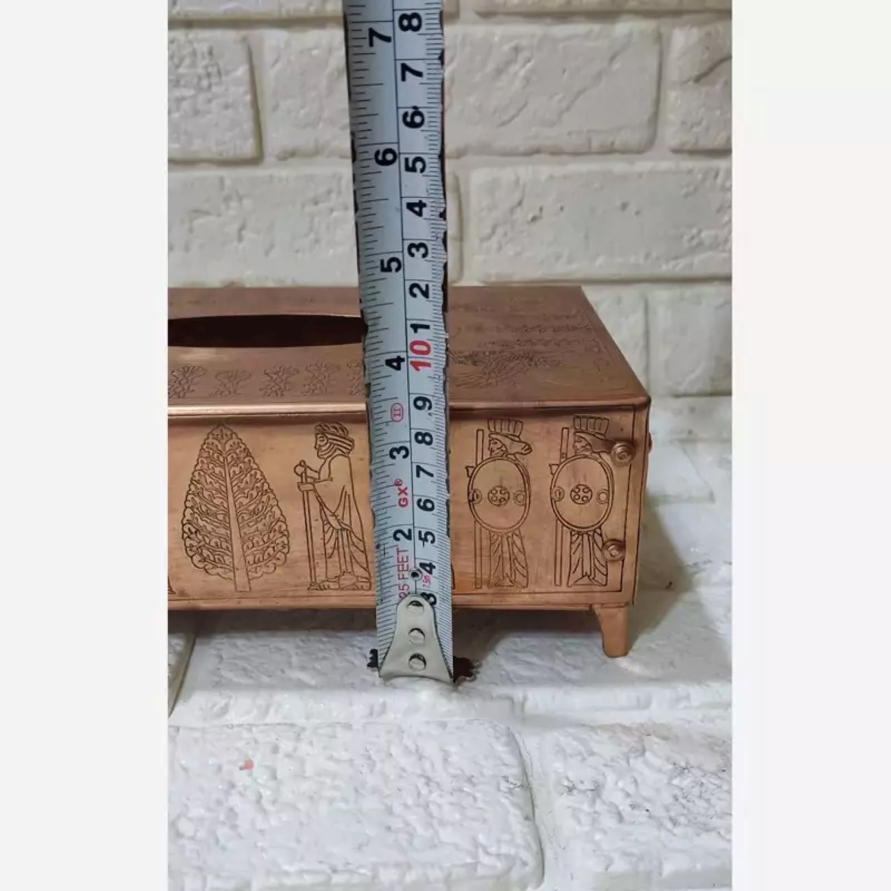 Elevate Your Space with Copper-Designed Bucket and Tissue Holder