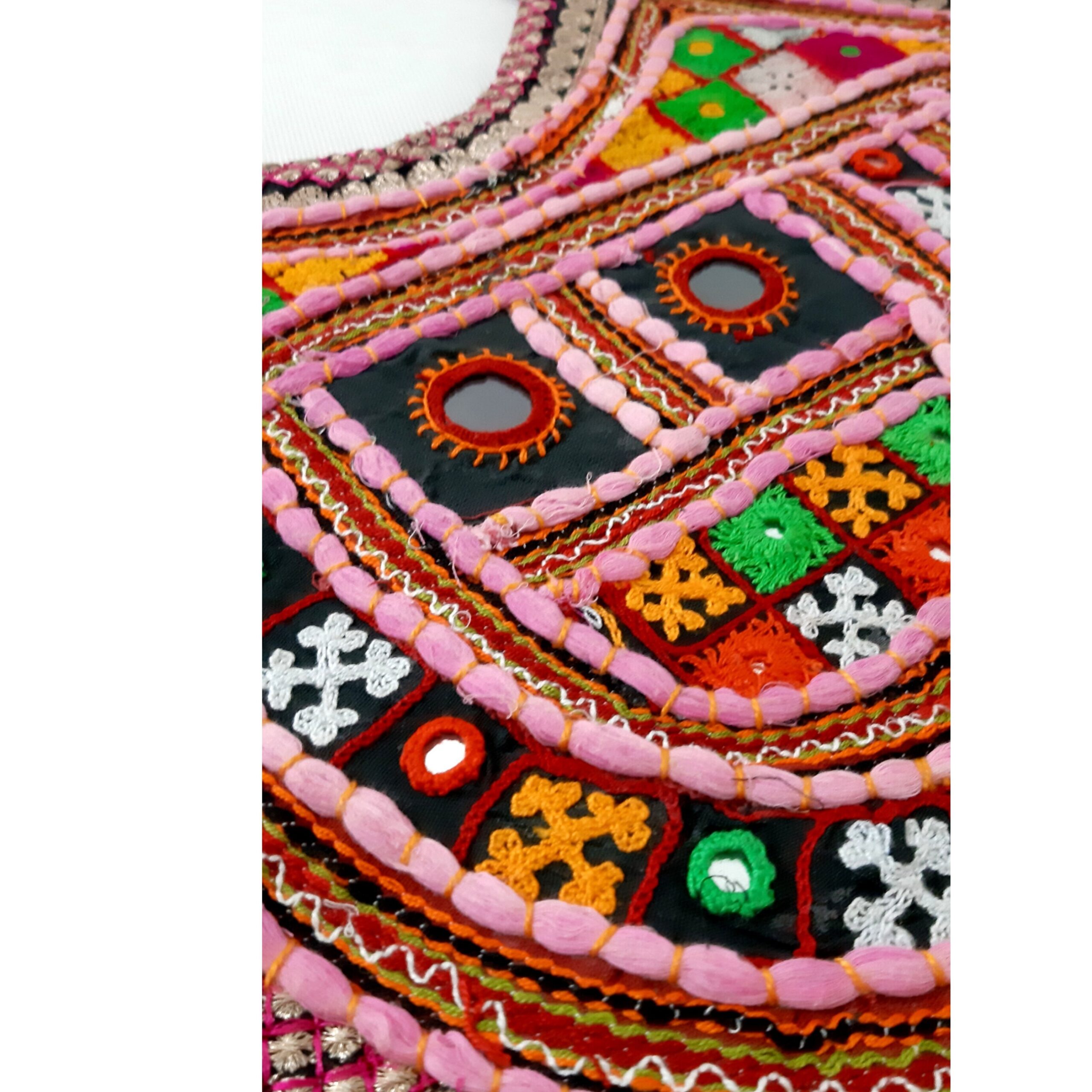 Ethnic Suede Balochi Shoulder Bag Embroidered