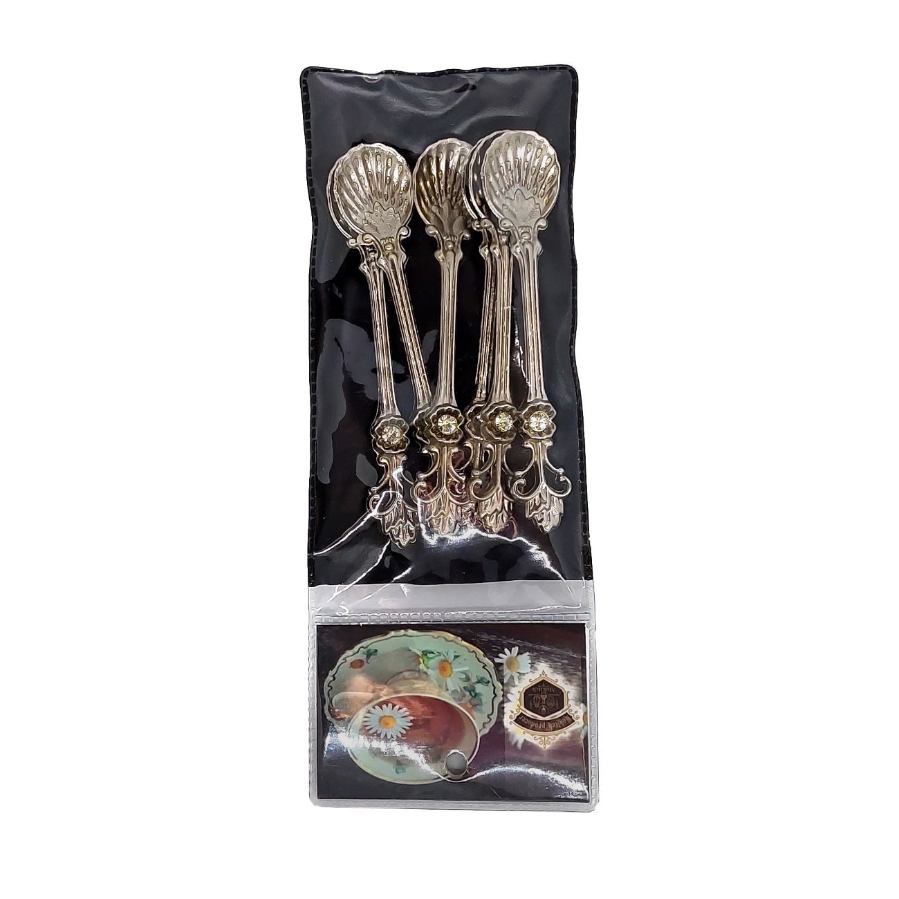 Gem Tea Spoon Set – Elegant 6-Piece Collection for Stylish Dining