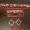 Handcrafted Embroidered & Mirrorwork Jewelry Set