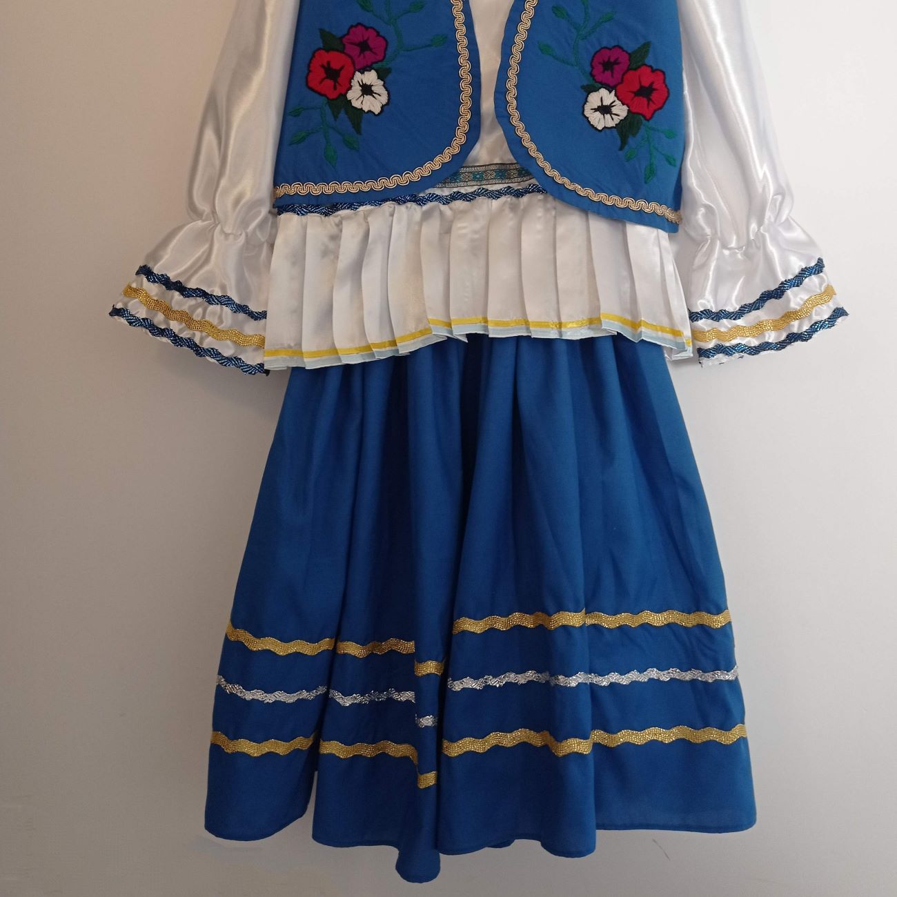 Handmade, Embroidered, and Coin-Decorated Mazandarani Women’s Traditional Clothing with Scarf