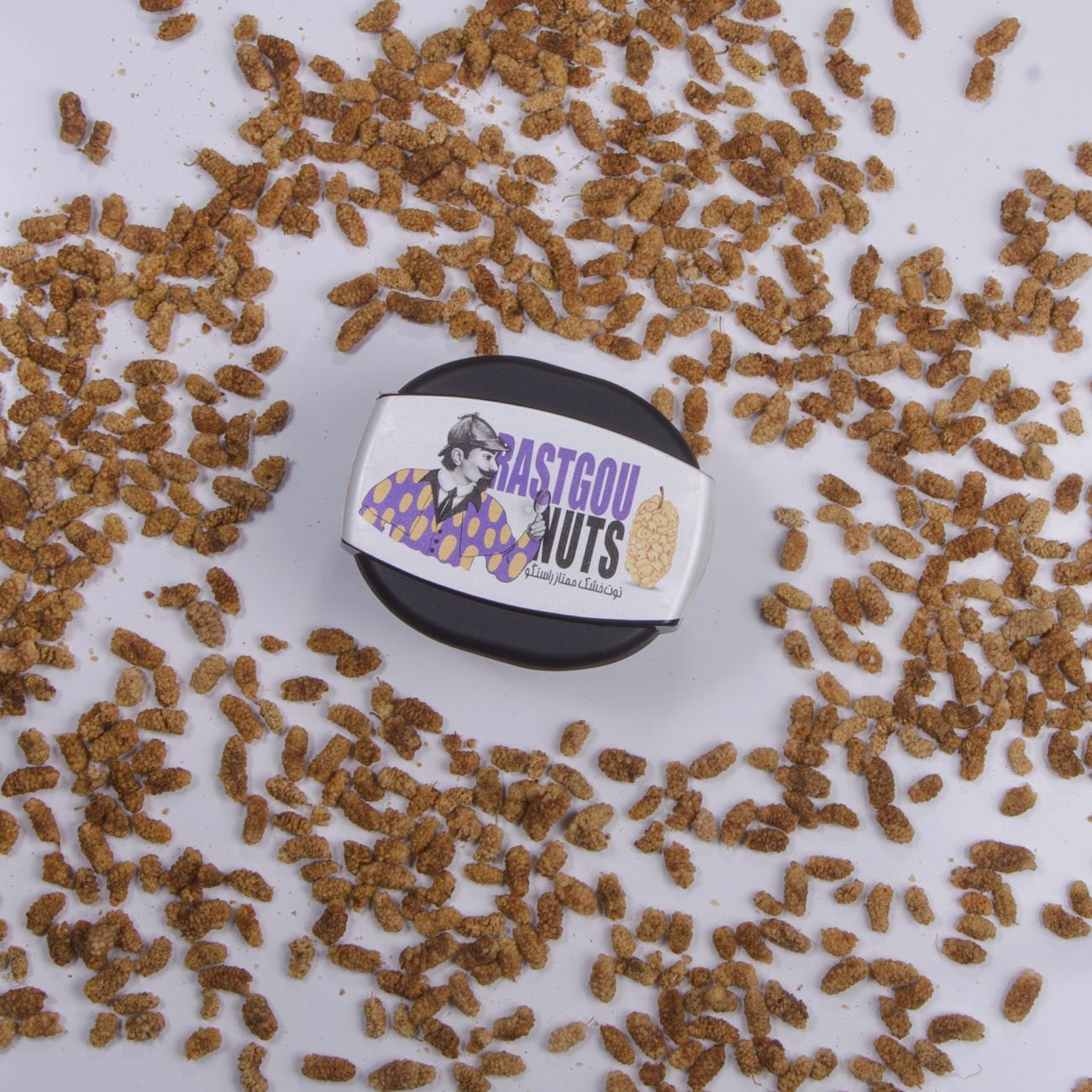 High-Quality Persian Dried White Mulberries – Sweet, Juicy, and Nutritious 200 gr (3 Pack)