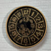 Industrial Steampunk Gear Clock – Rotating Metal Wall Decor