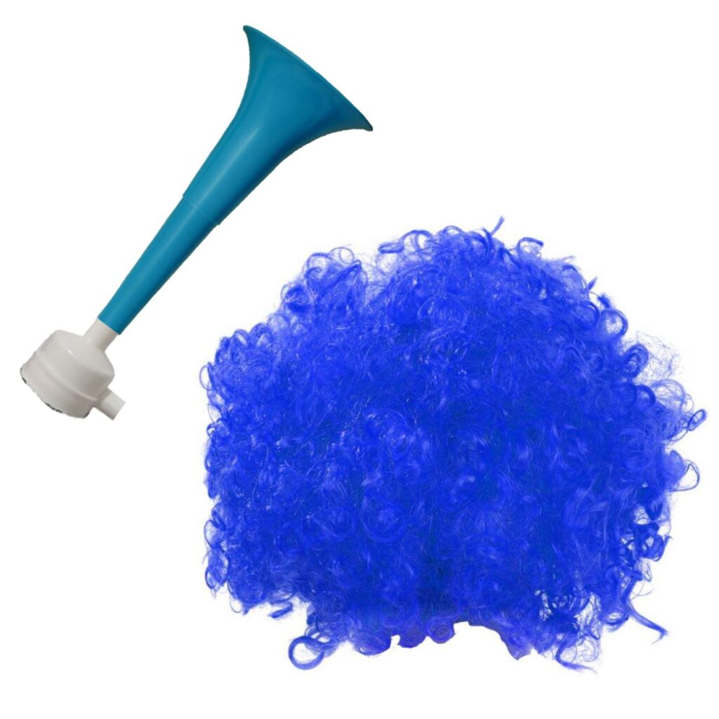 Iranian Fan Wig Set with Horn for Esteghlal Team – Support in Style