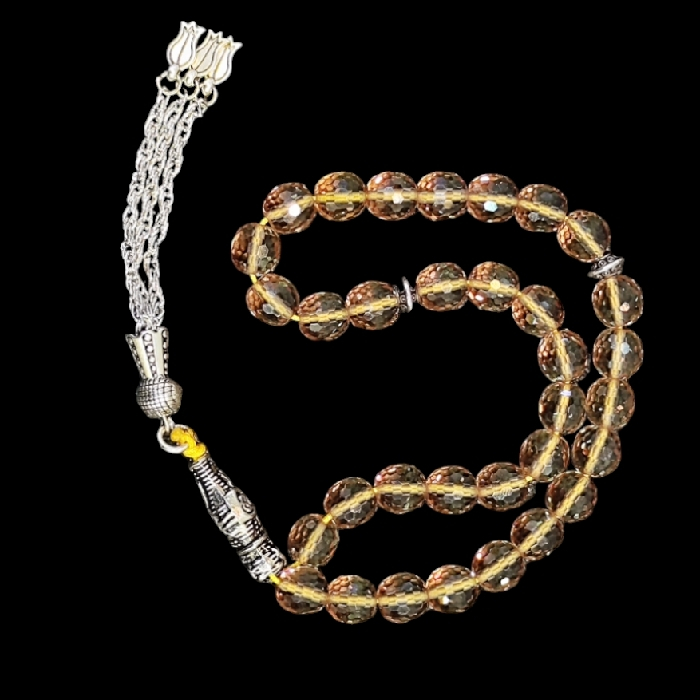 Islamic Alexandrite Rosary with 33 Prayer Beads Tasbih