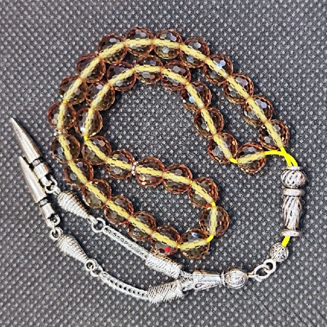 Islamic Alexandrite Rosary with 33 Prayer Beads Tasbih