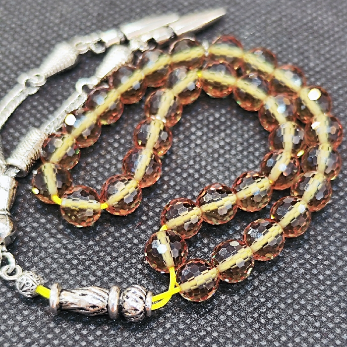 Islamic Alexandrite Rosary with 33 Prayer Beads Tasbih