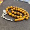 Islamic Amber Rosary Handcrafted Amber Tasbih – Uplifting Lemon Scent