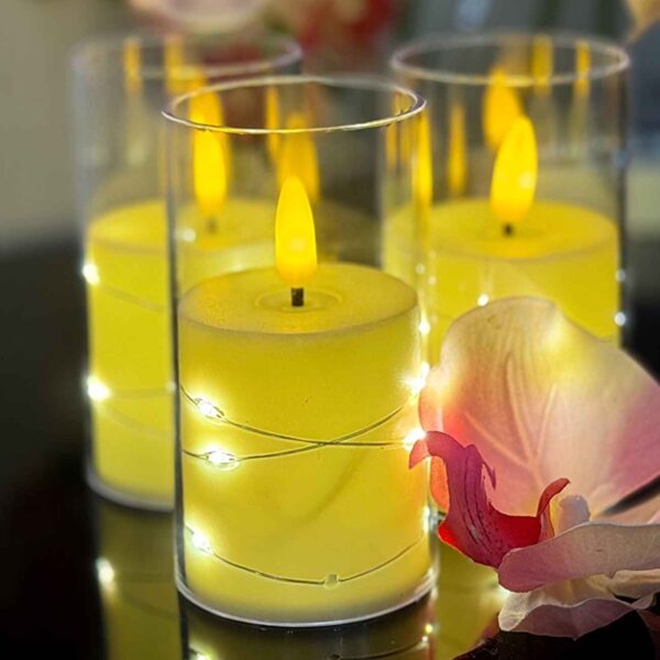 LED Candle Light A Modern Twist on Classic Ambiance (Set of 2)