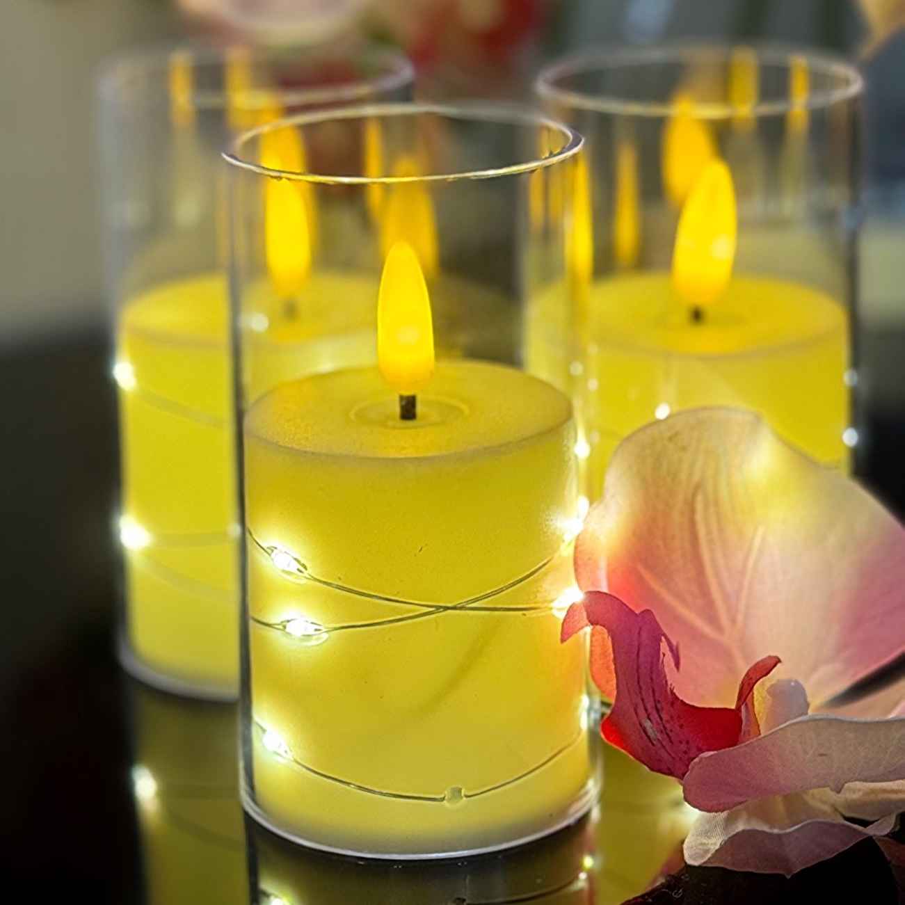 LED Candle Light A Modern Twist on Classic Ambiance (Set of 2)