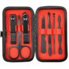 Manicure and Pedicure Set Black 9-Piece