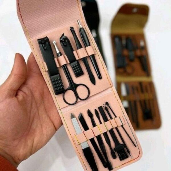 Manicure and Pedicure Set Titanium 12-Piece