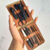 Manicure and Pedicure Set Titanium 12-Piece
