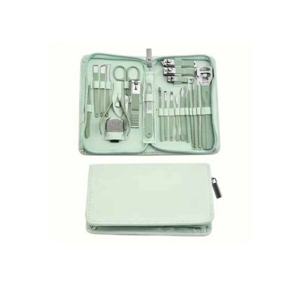 Manicure and Pedicure Set Turqoise 22-Piece