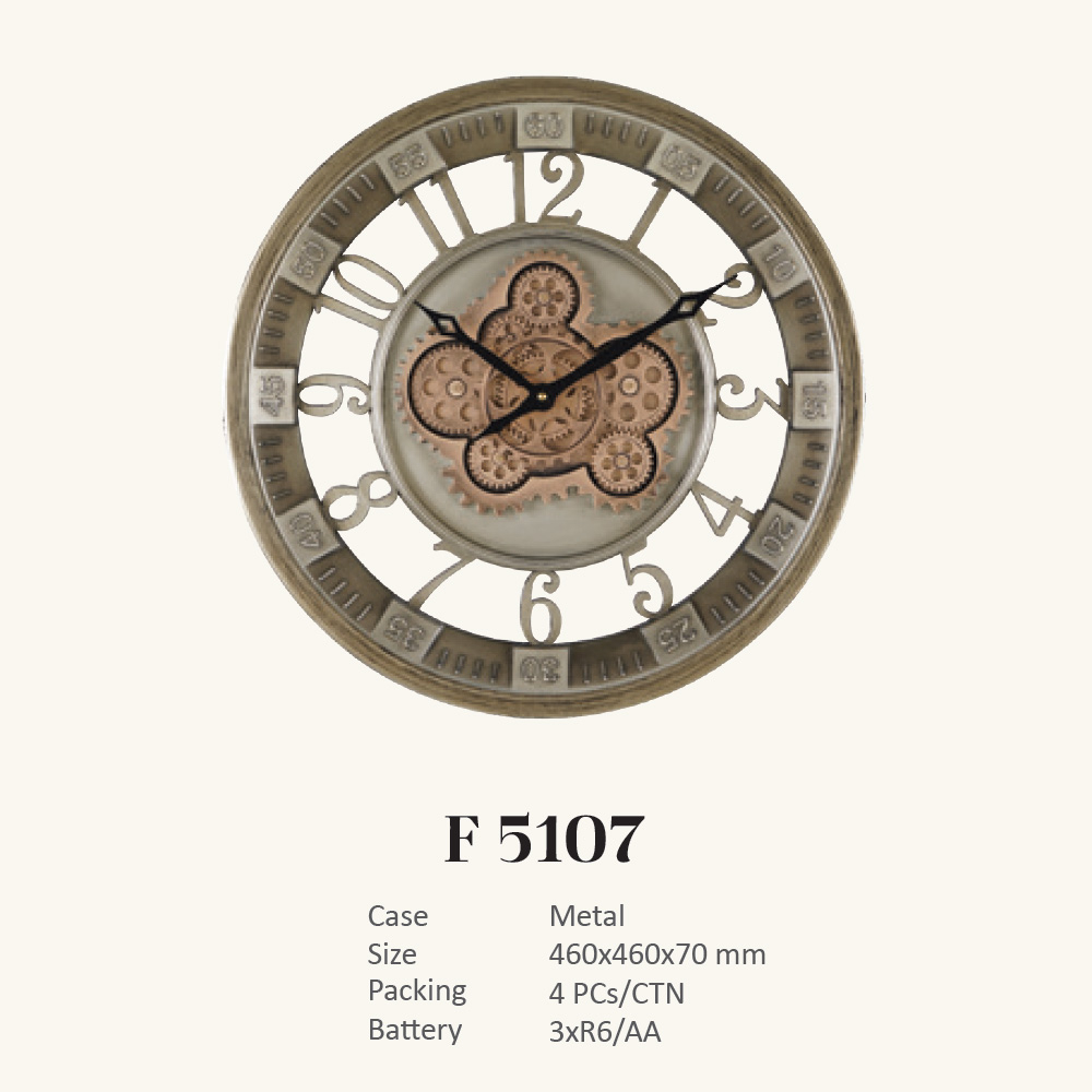 Moving Gear Wall Clock – Moving Mechanical Display