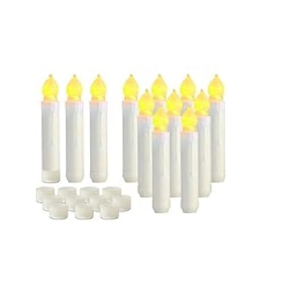 Pillar LED Candle  Safe Stylish and Sustainable (Pack of 8)