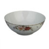 Porcelain Bowl Perfect for Soup & Salad with Floral Design in Pink (Set of 2)