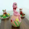 Pottery Doll - Perfect for Nowruz and Haft-Sin Celebration with Snake Design (Set of 2)