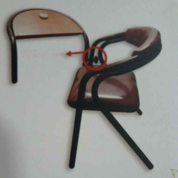 Prayer Chair Adjustable Height with Padded Seat