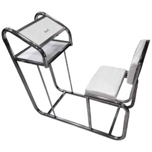 Prayer Chair Ergonomic Stainless Steel with Adjustable Table