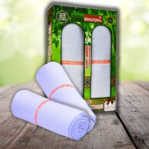 Premium Bamboo Cotton Ihram Towel for Men – Soft & Comfortable