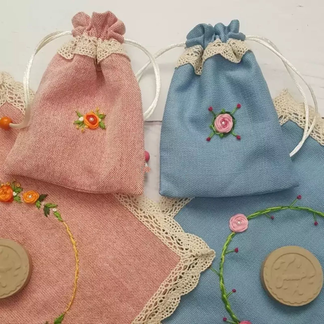 Premium Embroidered Prayer Mat with Turbah and Prayer Beads