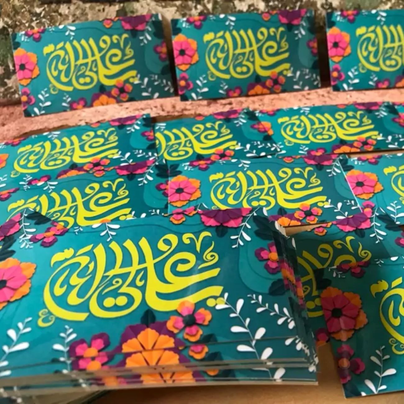 Printed Eid al-Ghadir Stickers, 50-Piece Pack (Self-Adhesive Labels)