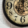 Rotating Gear Wall Clock – Industrial Vintage Timepiece