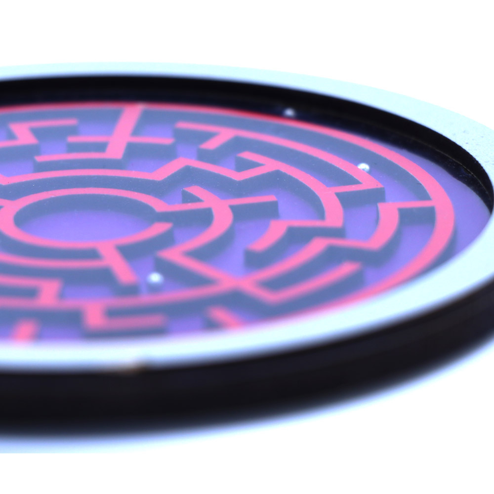 Round Wooden Maze Game for Kids
