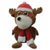 Santa Hat Deer Design Doll - Adorable Plush Dolls for Cozy Moments