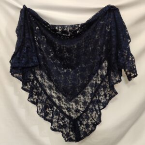 Scarf for Women – Elegant Dentelle Lace with Delicate Floral Pattern