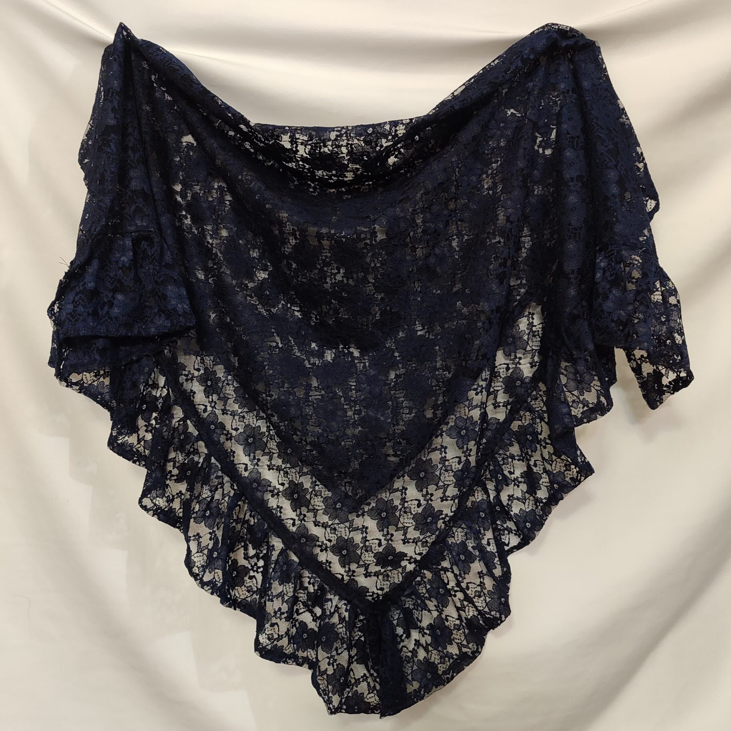 Scarf for Women - Elegant Dentelle Lace with Delicate Floral Pattern