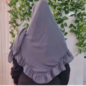 Scarf for Women – Gathered Design Gray