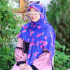 Scarf for Women - Large Scarf with Floral Pattern