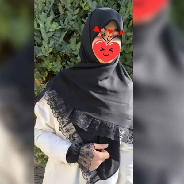 Scarf for Women – Scarf with Arm Cover Trimmed Edges Design