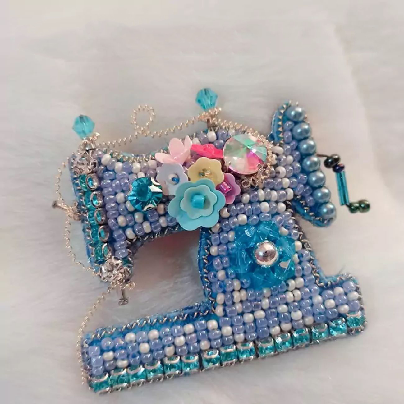 Sewing Machine Pin Vintage Craftsmanship for the Modern Tailor