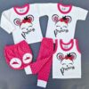 Outfit Set Princess Mouse 5-Piece Baby